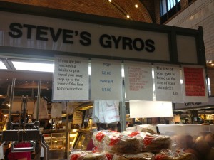 Steve's Gyros at the West Side Market